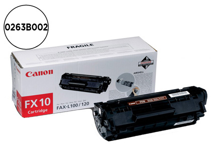 [0263B002] TONER CANON L100/L120 FX-10 NEGRO 2000 PAG@5%