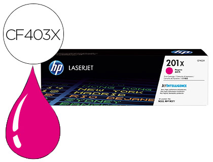 [CF403X] TONER HP 201X LASERJET PRO M252 /MFP M277 MAGENTA 2.300 PAG