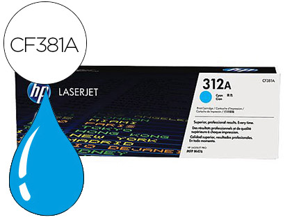 [CF381A] TONER HP 312A LASERJET PRO MFP M476 CIAN -2.700 PAG-