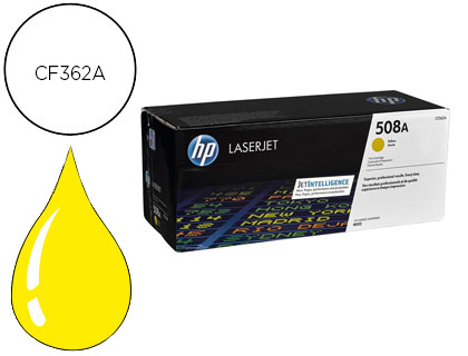 [CF362A] TONER HP 508A LASERJET ENTERPRISE M552/553/577 AMARILLO 5.000 PAG