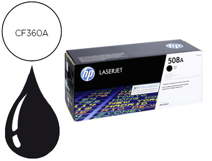 [CF360A] TONER HP 508A LASERJET ENTERPRISE M552/553/577 NEGRO 6.000 PAG