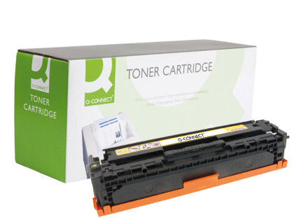 [KF10824] TONER Q-CONNECT COMPATIBLE HP CB542A COLOR LASER JET 1215/1515/1518 AMARILLO -1.400PAG-