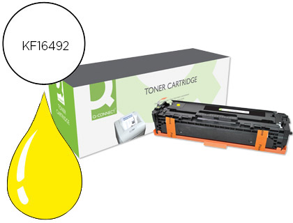 [KF16492] TONER Q-CONNECT COMPATIBLE HP CF212A COLOR LASERJET M251N / 251NW / 276N / 276NW AMARILLO 1.800 PAG