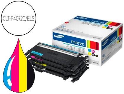 [SU382A] TONER SAMSUNG KIT CMYK CLP-320/325 CLX-3180/3185 NEGRO MAGENTA CIAN AMARILLO