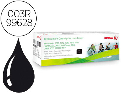 [006R03659] TONER XEROX HP LASERJET Q2612A 1010 / 1015 / 1020 / 3015 / 3020 / M1005MFP / M1319MFP NEGRO 2000 PAGINAS 00 PAGINAS