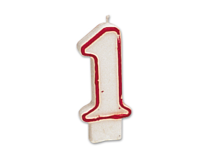 [Nº 1] VELA CUMPLEAÑOS LIDERPAPEL Nº1