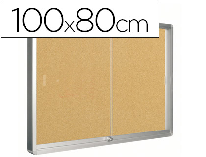 [KF03588] VITRINA DE ANUNCIOS Q-CONNECT MARCO DE ALUMINIO 800 X 1000MM