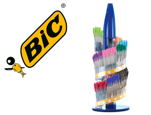 [961592] BOLIGRAFO BIC CRISTAL FAMILY EXPOSITOR DE 770 UNIDADES SURTIDAS