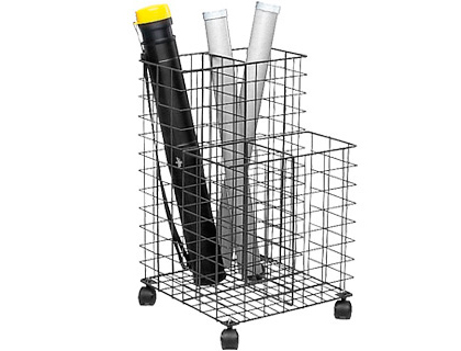 [209-N] CARRITO PORTAPLANOS 209 METALICO CON RUEDAS COLOR NEGRO 700X400X400 MM