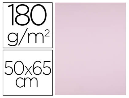 [CX31] CARTULINA LIDERPAPEL 50X65 CM 180G/M2 ROSA