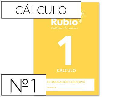 [49965] CUADERNO RUBIO ENTRENA TU MENTE ESTIMULACION COGNITIVA CALCULO 1