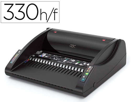 [7101046EU] ENCUADERNADORA ELECTRICA PARA CANUTILLO GBC COMBBIND C200E PERFORA 15 HOJAS TAMAÑO A4 ENCUADERNA 330 HOJAS