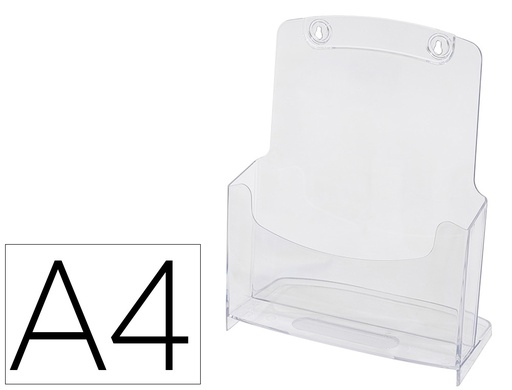 [KF04185] EXPOSITOR SOBREMESA Q-CONNECT METACRILATO DIN A4 REF.5753
