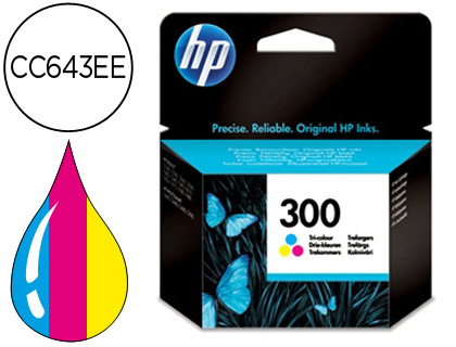 [CC643EE] INK-JET HP N.300 TRICOLOR DJ F4224 AIO DJ D2560 165 PAG
