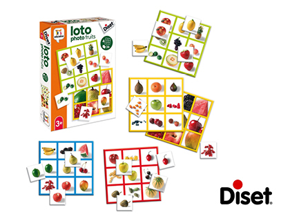 [68943] JUEGO DISET EDUCATIVO LOTO PHOTO FRUITS