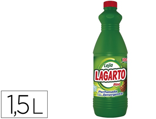 [0160501] LEJIA CON DETERGENTE LAGARTO PINO BOTELLA DE 1,5 L