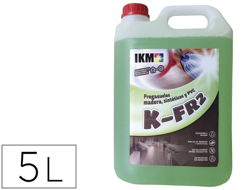 [K-FR2] LIMPIASUELOS IKM PARA SUELO DE MADERA / SINTENTICO / PVC GARRAFA DE 5 LITROS