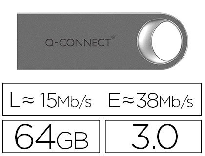[KF11503] MEMORIA USB Q-CONNECT FLASH PREMIUM 64 GB 3.0