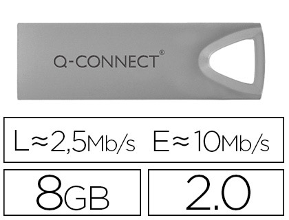 [KF11478] MEMORIA USB Q-CONNECT FLASH PREMIUM 8 GB 2.0