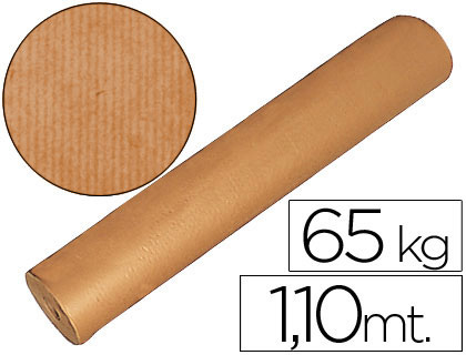 [EV/75/1100/300/70] PAPEL KRAFT MARRON BOBINA 1,10 MT DE ALTURA 60/65 KG LONGITUD 812 MT
