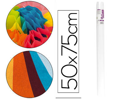 [SE31] PAPEL SEDA LIDERPAPEL BLANCO 17G/M2 ROLLO DE 24 HOJAS 50X75CM