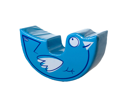 [375] POLLITO SUMO DIDACTIC CELESTE 74X25X45 CM