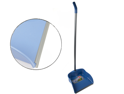 [058379] RECOGEDOR CON PERFIL DE GOMA 23 CM CON PALO