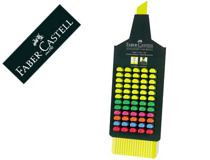 [154833] ROTULADOR FABER CASTELL FLUORESCENTE TEXTLINER 48 EXPOSITOR 60 UNIDADES COLORES SURTIDOS