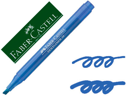 [157751] ROTULADOR FABER CASTELL FLUORESCENTE TEXTLINER 38 AZUL