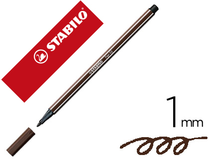 [68/65] ROTULADOR STABILO ACUARELABLE PEN 68 SOMBRA PUNTA GRUESA 1MM