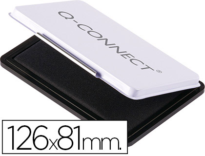 [KF15440] TAMPON Q-CONNECT Nº1 126X81 MM NEGRO