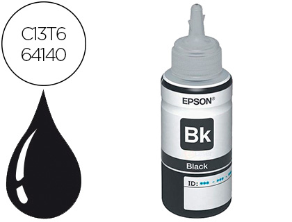 [C13T664140] TINTA EPSON T6641 ET2500/2550/ /14000/L475/565/575/4500 NEGRO BOTELLA 70 ML 4.000 PAG