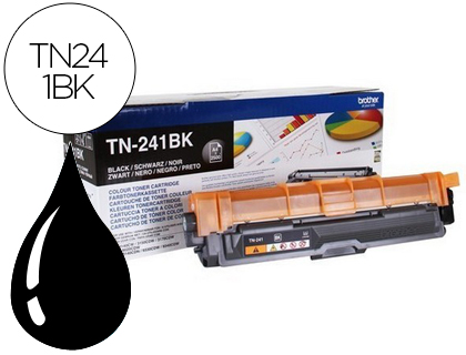[TN241BK] TONER BROTHER TN-241BK HL3140 HL3170 HL3150 DCP9020 MFC9140 MFC9330 MFC9340 NEGRO 2500 PAG