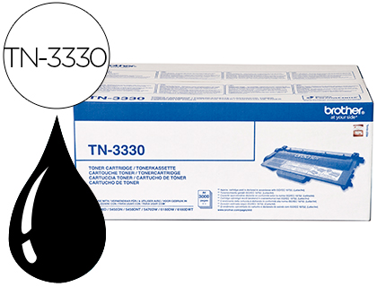 [TN3330] TONER BROTHER TN-3330 PARA IMPRESORAS HL-5440D/5450DN/5470DW/6180DW - 3.000 PAG