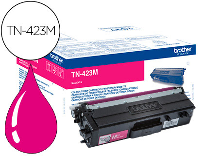 [TN423M] TONER BROTHER TN-423 PARA DCP-L8410 CDN/8410 CDW/ HL-L8260 CDW/MFC-L8360 CDW /8690 CDW/8900 CDW MAGENTA