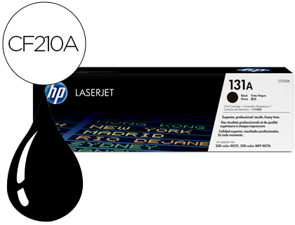 [CF210A] TONER HP 131A LASERJET M251/M276 NEGRO 1600 PAG
