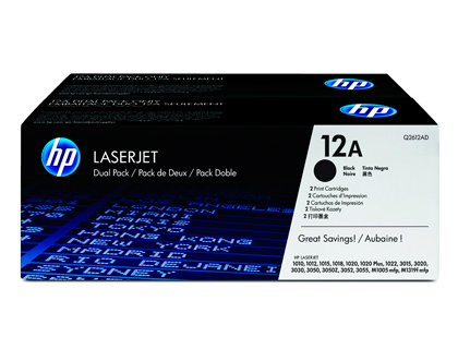[Q2612AD] TONER HP LASERJET 1010 1012 1015 1018 1020 1022 3015 3020 3030 3050 3052 3055 12A NEGRO PACK 2 2.000 PAG