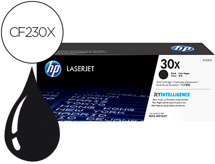 [CF230X] TONER HP CF230X LASERJET PRO M203/ M227 NEGRO 3500 PAGINAS