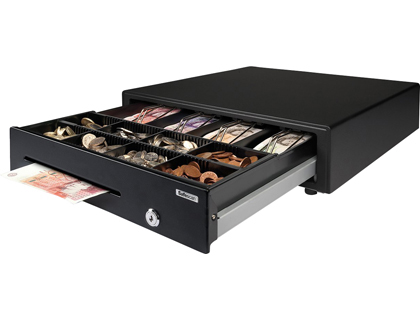 [132-0425] CAJON SAFESCAN SD-4141 GAVETA AJUSTABLE Y EXTRAIBLE INCLUIDA PINZAS DE METAL Y RANURA PARA BILLETES 8