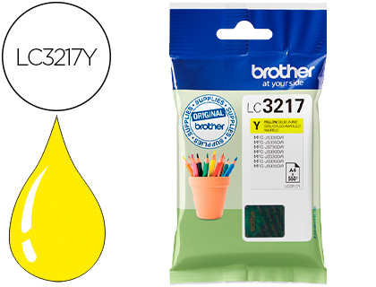 [LC3217Y] INK-JET BROTHER LC3217Y MFCJ6530 / MFC-J6935 AMARILLO 550 PAGINAS