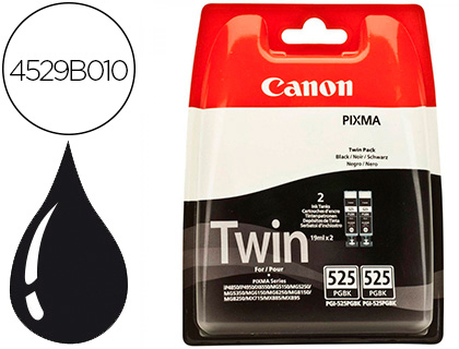 [4529B010] INK-JET CANON PGI 525 PIXMA IP4950 / IX6550 / MG5350 / MG6150 / MG8150 / MX715 / MX885 / MX892 NEGRO 341