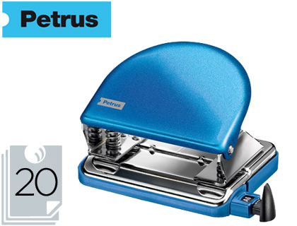 [626518] TALADRADOR PETRUS 52 WOW AZUL METALIZADO CAPACIDAD 20 HOJAS EN BLISTER