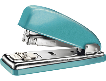 [626514] GRAPADORA PETRUS 226 CLASSIC WOW TURQUESA METALIZADO CAPACIDAD 30 HOJAS EN BLISTER