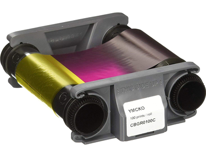 [CBGR0100C] CINTA PARA IMPRESORA DE TARJETA BADGY COLOR PARA 100 IMPRESIONES