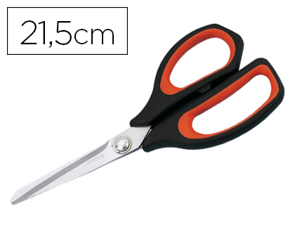 [1856] TIJERA COCINA ARCOS PROFESIONAL ACERO INOXIDABLE MANGO PLASTICO 215 MM