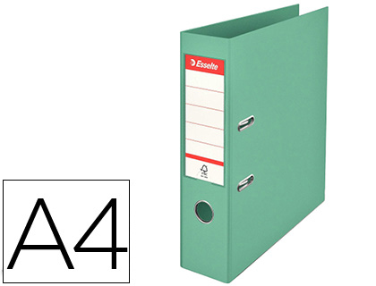 [626213] ARCHIVADOR DE PALANCA ESSELTE COLOUR ICE POLIPROPILENO DIN A4 LOMO 82 MM COLOR VERDE