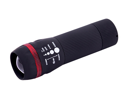 [KF18749] LINTERNA Q-CONNECT KF18749 PLASTICO CON ZOOM 1W MODO ALUMBRADO ENCENDIDO APAGADO INCLUYE 3 PILAS AAA