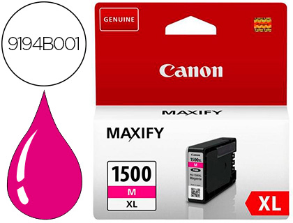 [9194B001] INK-JET CANON PGI-1500XL MB2050 / MB2150 / MB2155 / MB2350 / MB2750 / MB2755 MAGENTA