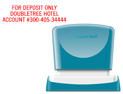 [QPTL-Q1648RU Q11 RO] SELLO X'STAMPER QUIX PERSONALIZABLE COLOR ROJO MEDIDAS 16X48 MM Q-11