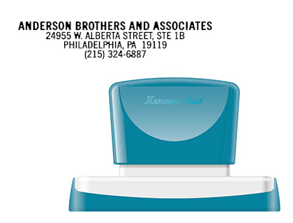 [QPTL-Q1683RU Q26 NE] SELLO X'STAMPER QUIX PERSONALIZABLE COLOR NEGRO MEDIDAS 16X83 MM Q-26